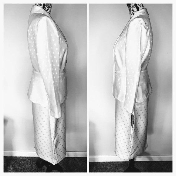 🌺JOHN MEYER🌺LILY WHITE SKIRT SUIT🌺🌺 - Picture 3 of 8